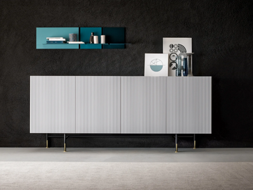 AERO - Wooden sideboard with folding doors by Capo d’Opera - view 2